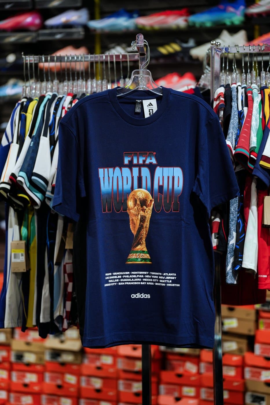 adidas × FIFA Host Cities · Navy