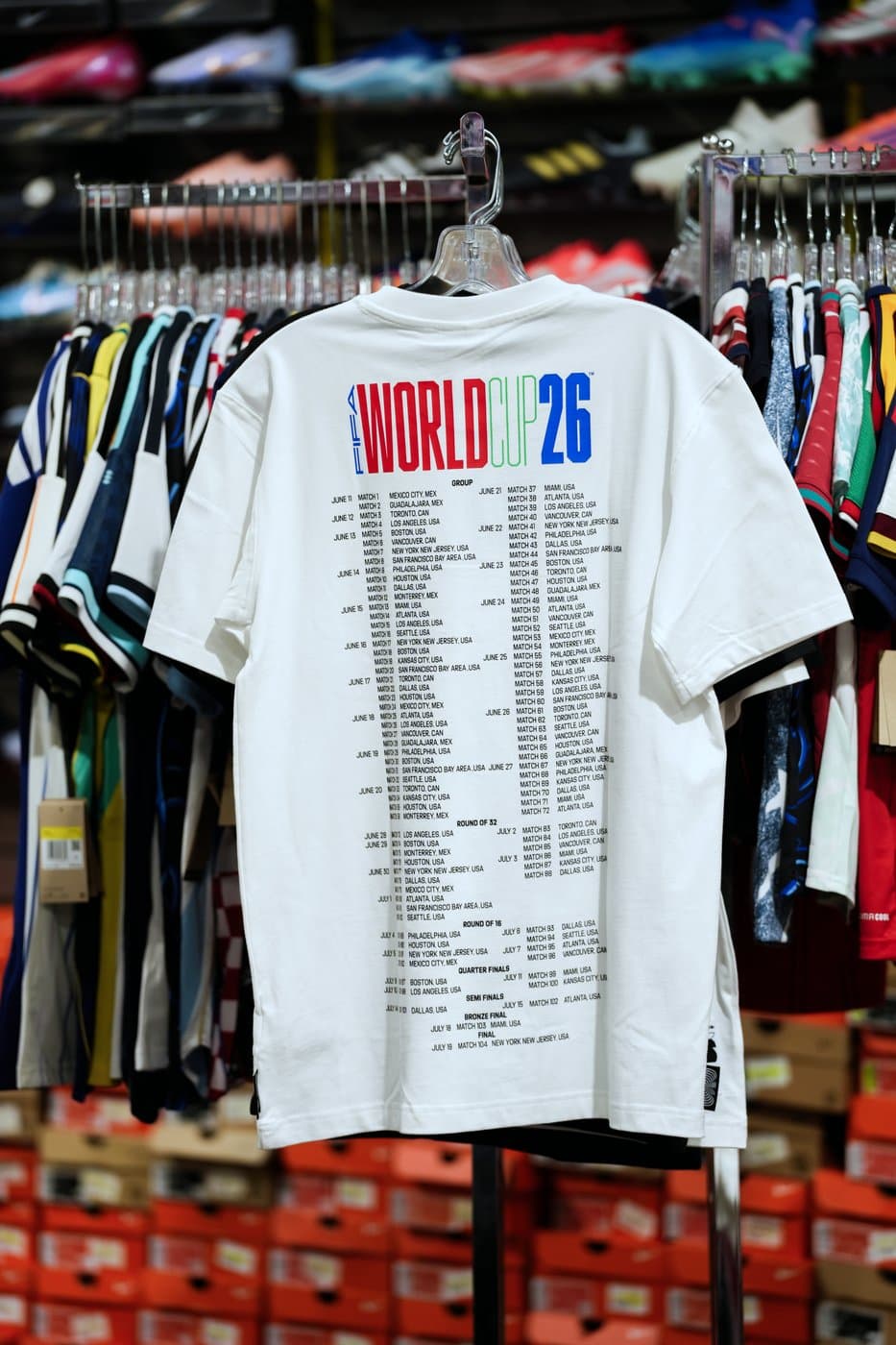 adidas × FIFA WC 26 Schedule · White